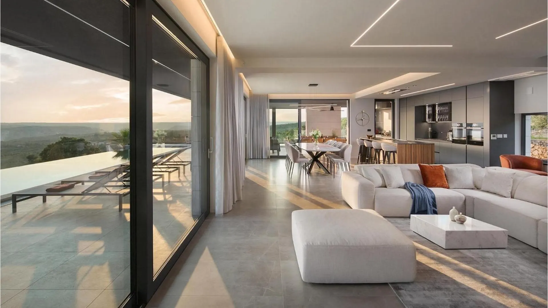Nyaraló Villa Panoramica Viskovići